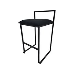 Marley Barstool - Black ​F-BS128-BL
