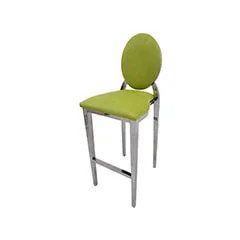 Silver Dior Barstool - Lime Green F-BS132-GL
