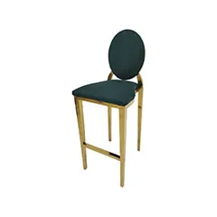 Gold Dior Barstool - Emerald Green F-BS133-EG