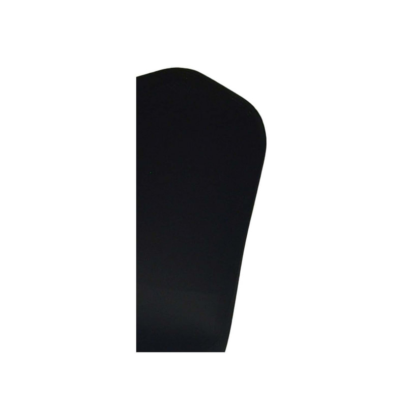F-BX101-BL Type 1 chair cover in black stretch fabric