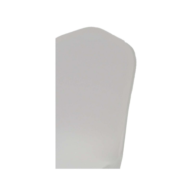 F-BX102-WH Type 1 chair cover in white stretch fabric