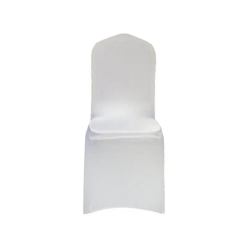 F-BX102-WH Type 1 chair cover in white stretch fabric
