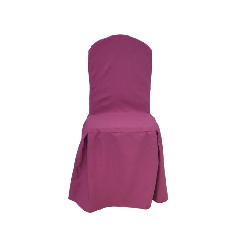 F-BX105-PI Type 5 chair cover in mid pink fabric