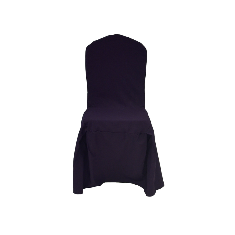 F-BX107-PR Type 7 chair cover in purple fabric