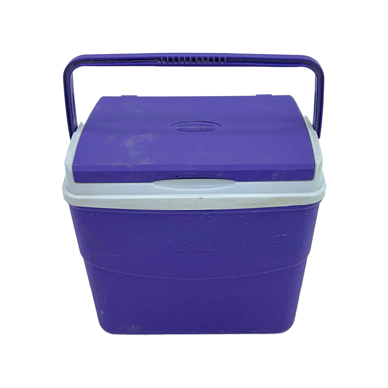 F-CB102-PR Type 2 Cosmoplast cooler box in purple (30L)
