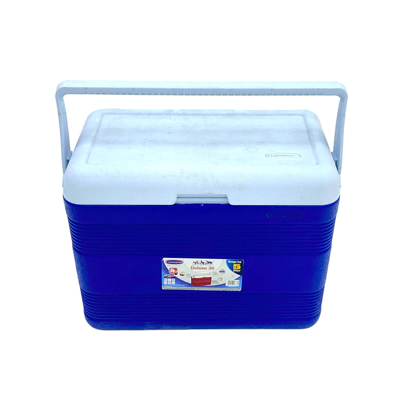 F-CB104-BU Type 4 Cosmoplast cooler box in blue (30L)