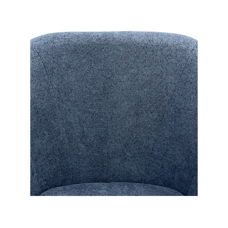 F-CC112-GY Harper club chair in grey fabric with wooden legs