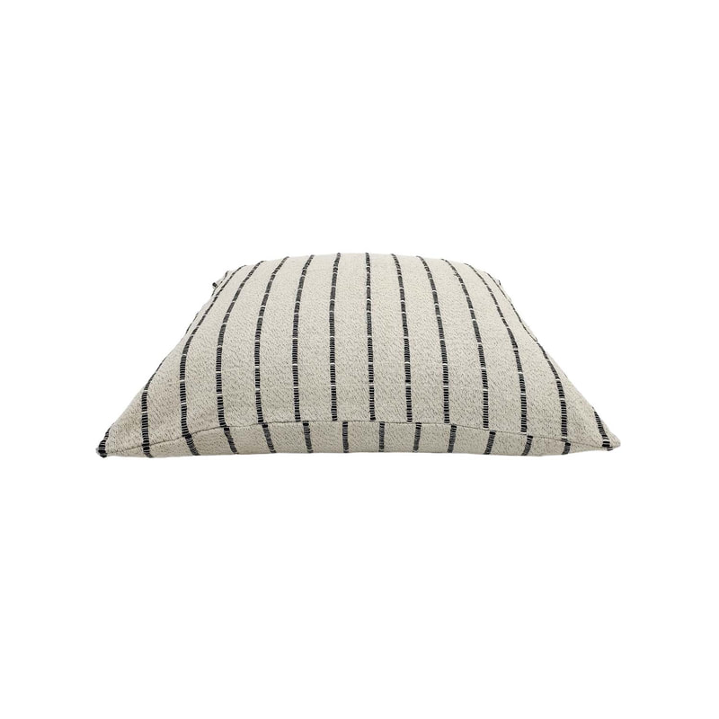 F-CE201-BC Fennco cushion in Black and cream fabric