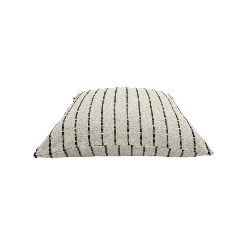 F-CE201-BC Fennco cushion in Black and cream fabric