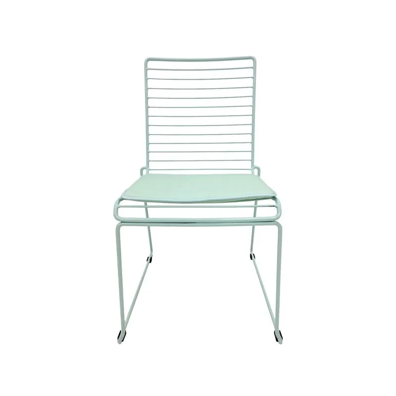 F-CH126-GM Isla chair with mint green metal frame