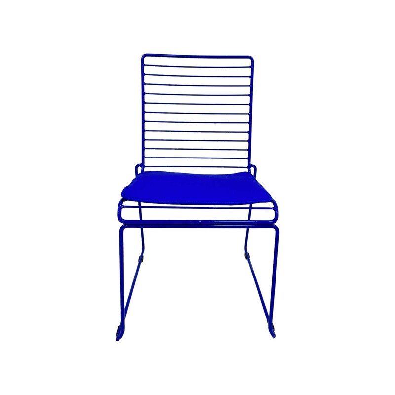 F-CH126-RB Isla chair with royal blue metal frame
