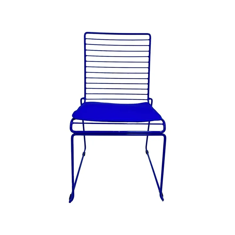 F-CH126-RB Isla chair with royal blue metal frame