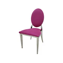 Silver Dior Barstool - Hot Pink F-BS132-HP