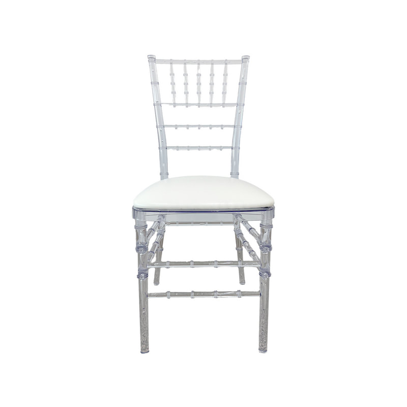 F-CH150-CL Tiffany Chair in clear acrylic  
