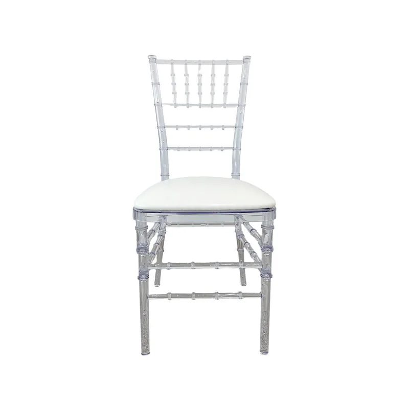 F-CH150-CL Tiffany Chair in clear acrylic  