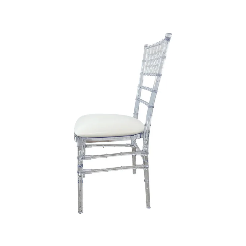 F-CH150-CL Tiffany Chair in clear acrylic  