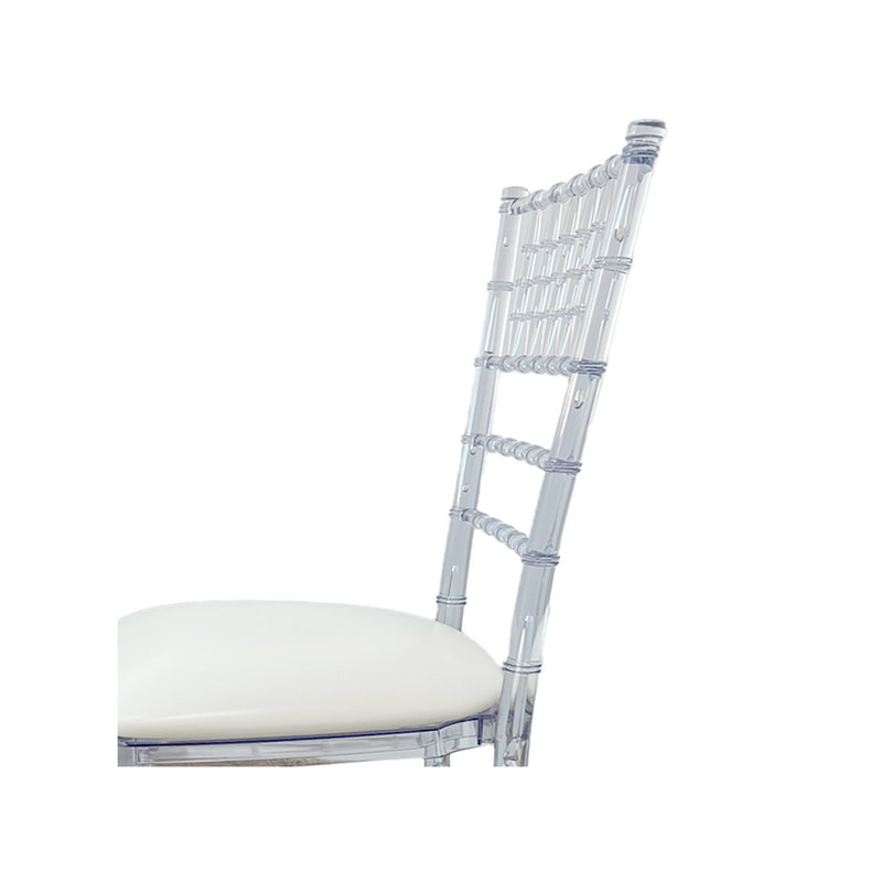 F-CH150-CL Tiffany Chair in clear acrylic  