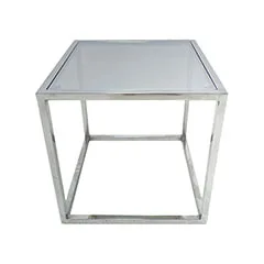 Enzo Side Table  - Silver  F-CS106-SI