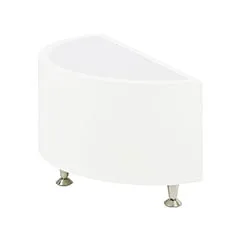 Barcelona Side Table - White  F-CS111-WH