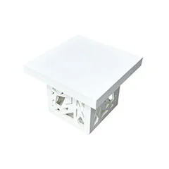 Ollie Side Table - White  F-CS142-WH