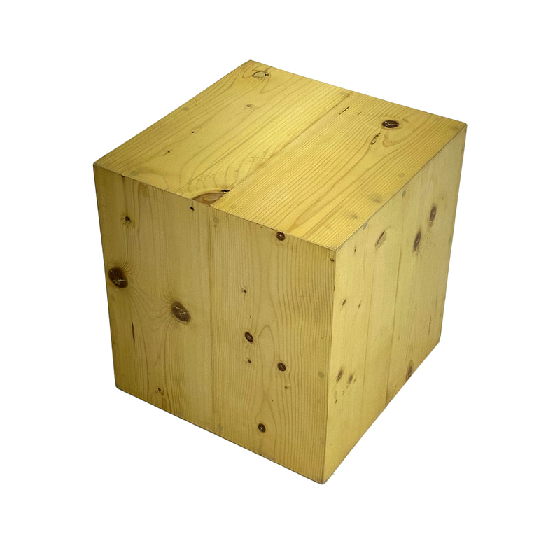 F-CS157-LW Dexter side table in light wood finish