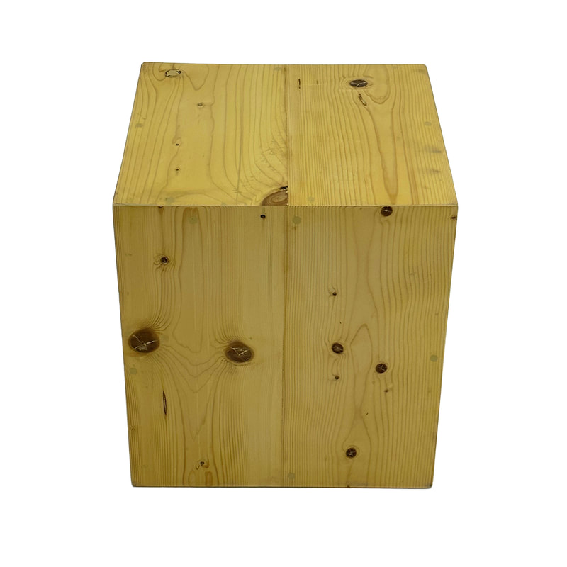 F-CS157-LW Dexter side table in light wood finish