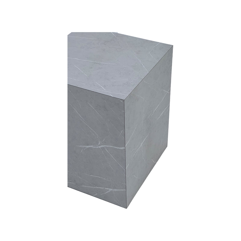 F-CS158-CC Copenhagen side table in concrete effect finish