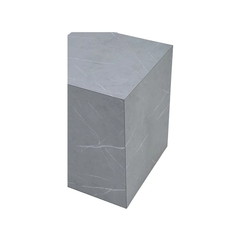 F-CS158-CC Copenhagen side table in concrete effect finish