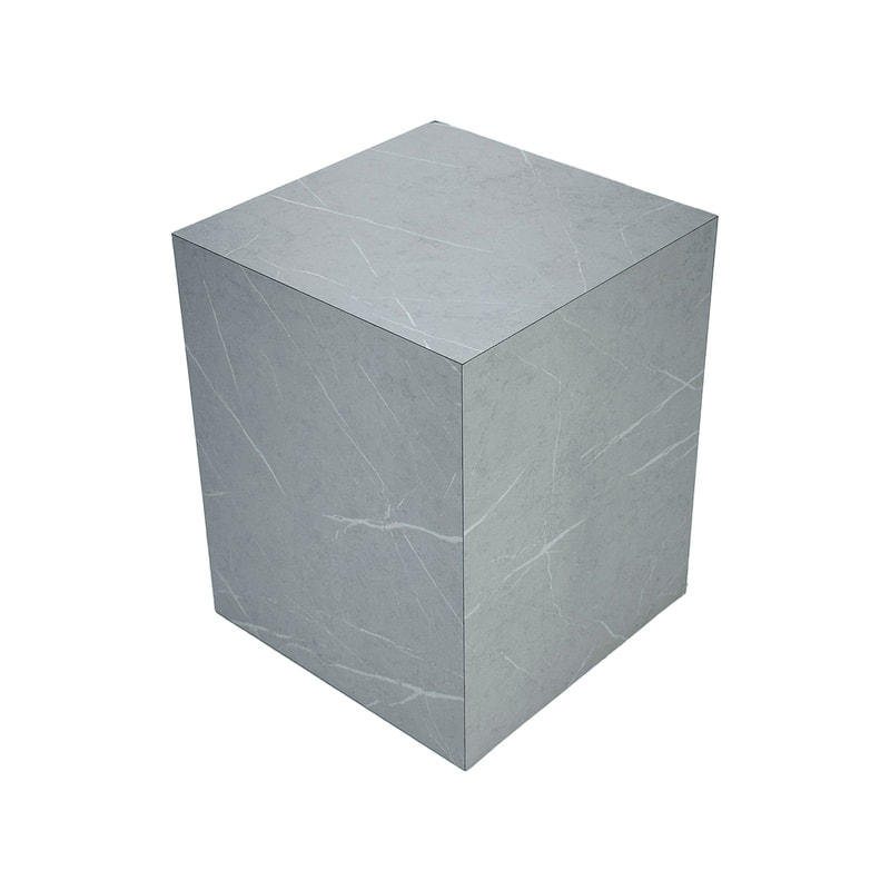 F-CS158-CC Copenhagen side table in concrete effect finish