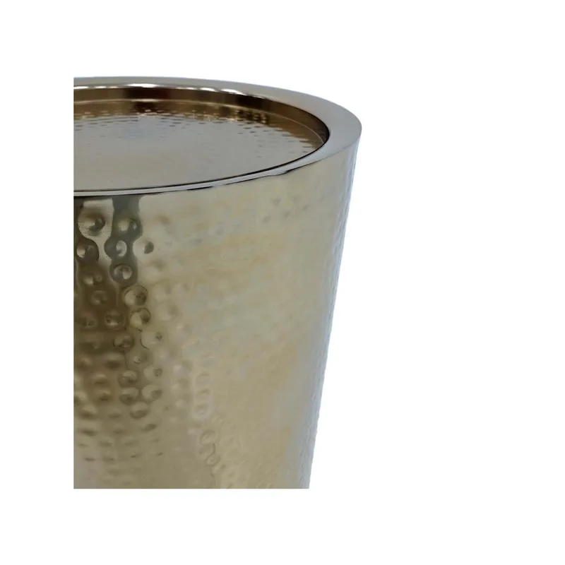 F-CS171-BA Emerson side table round in gold brass finish