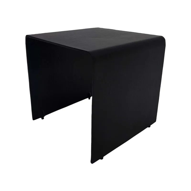 F-CS176-BL Ellen side table in black metal