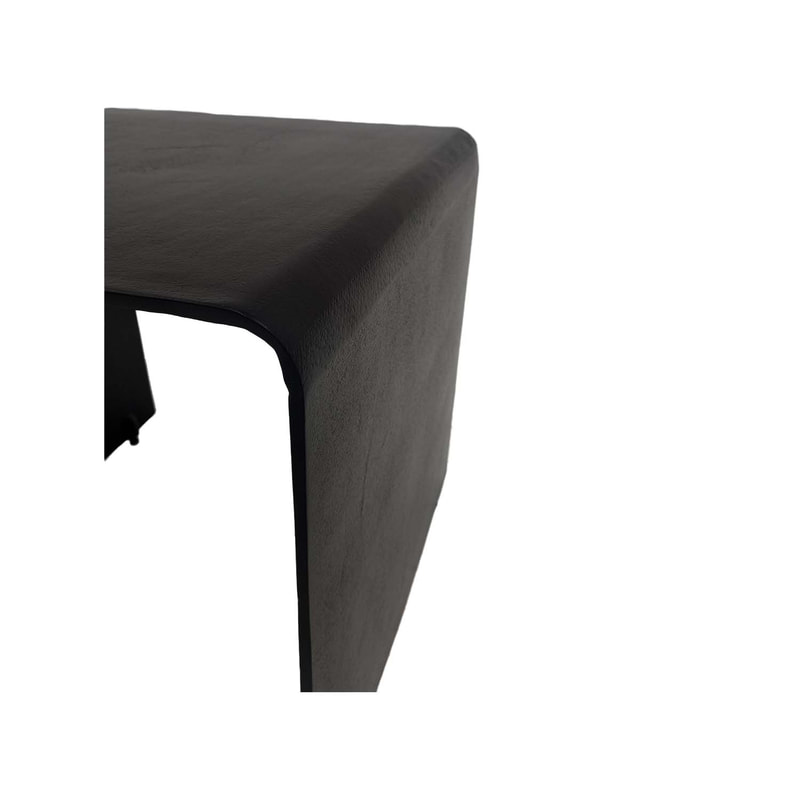 F-CS176-BL Ellen side table in black metal