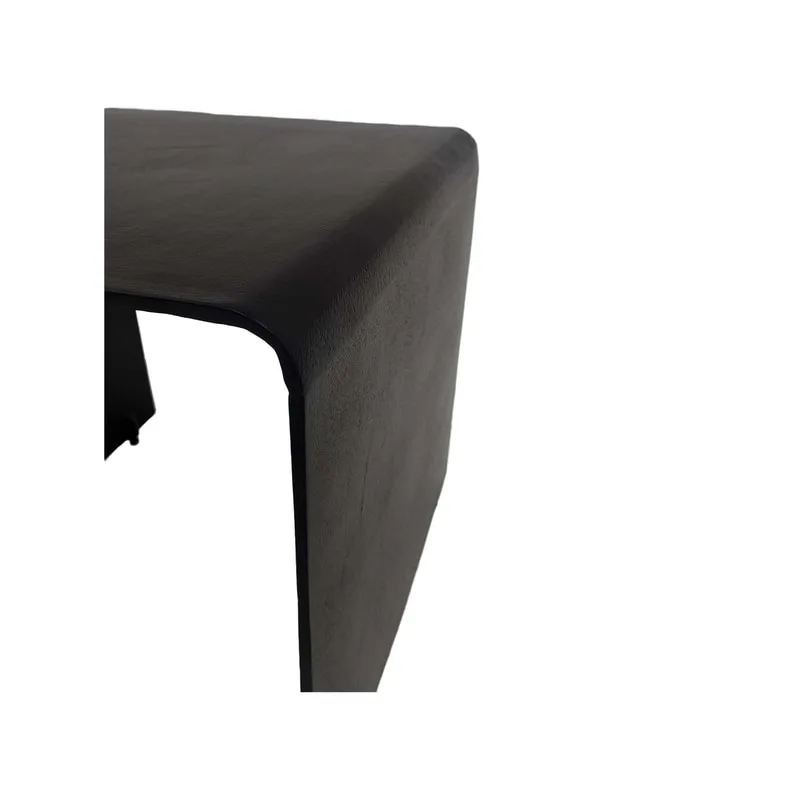 F-CS176-BL Ellen side table in black metal