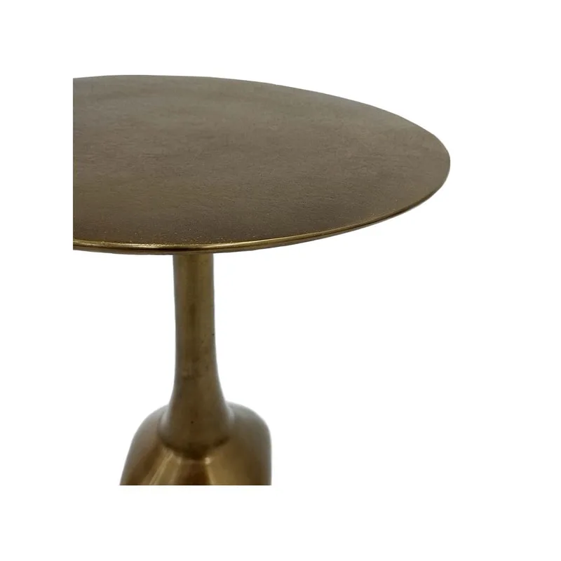 F-CS180-BA Lucci side table in brass finish - Type 2