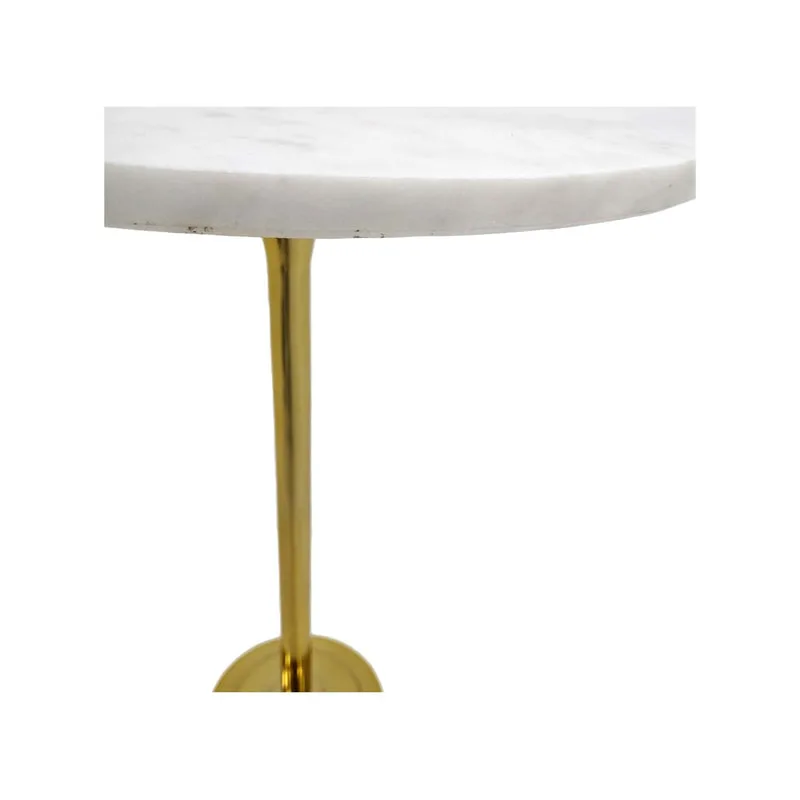 F-CS181-CG Vella side table in champagne gold
