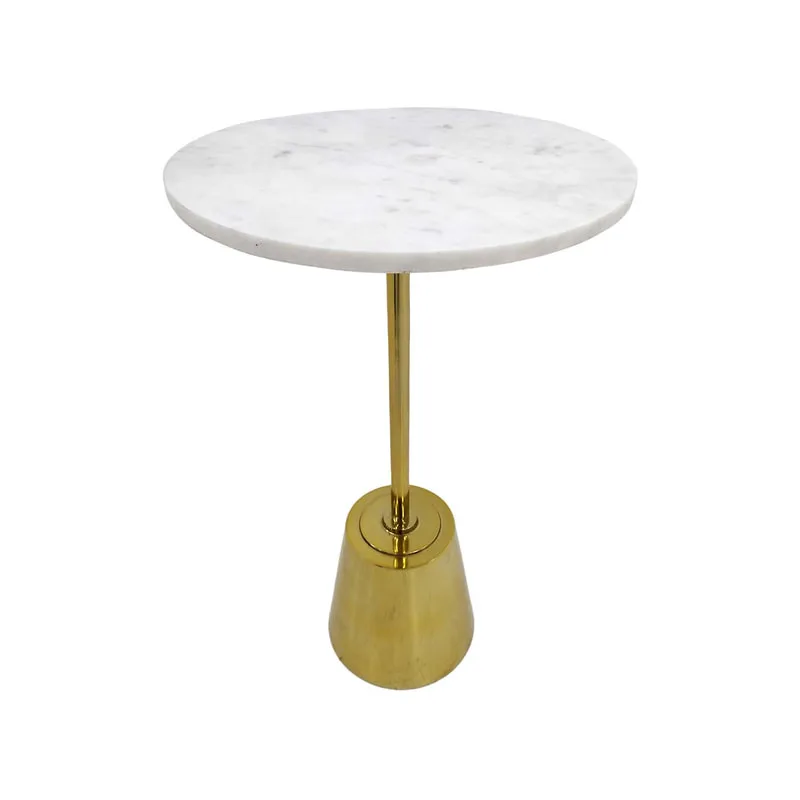 F-CS181-CG Vella side table in champagne gold
