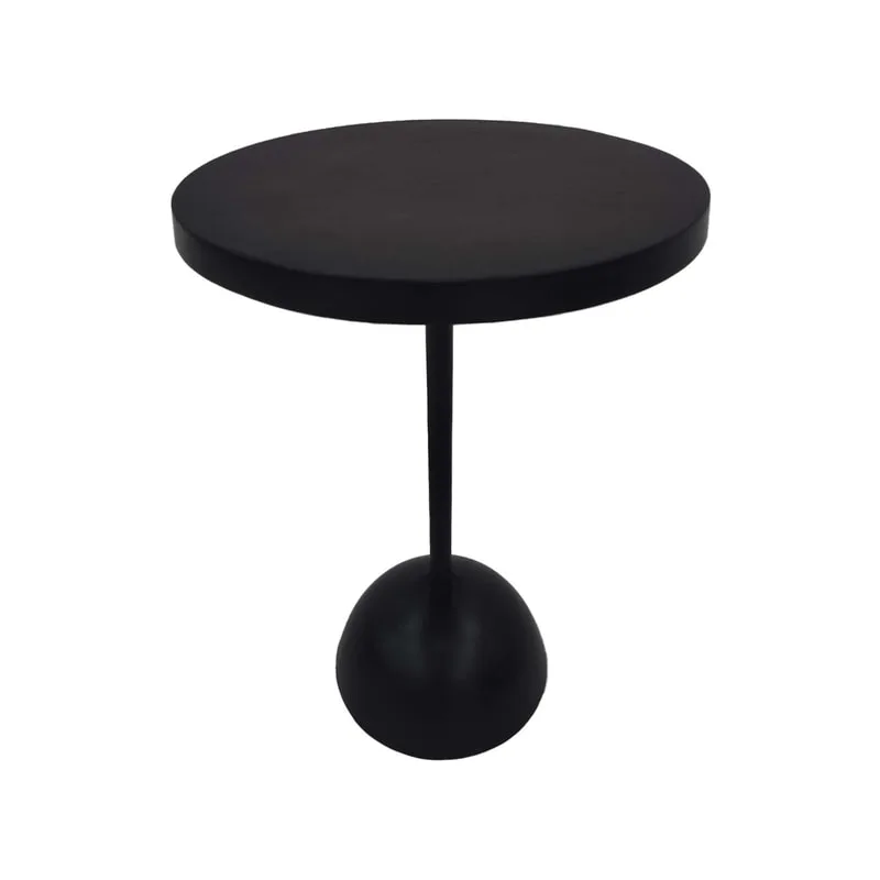 F-CS182-BL Hardy side table in black metal
