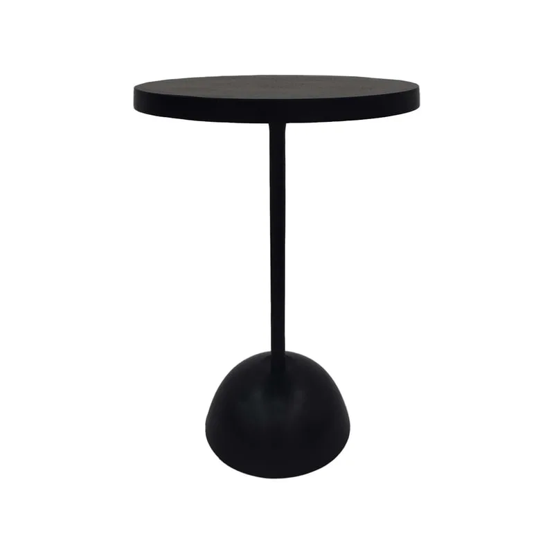 F-CS182-BL Hardy side table in black metal