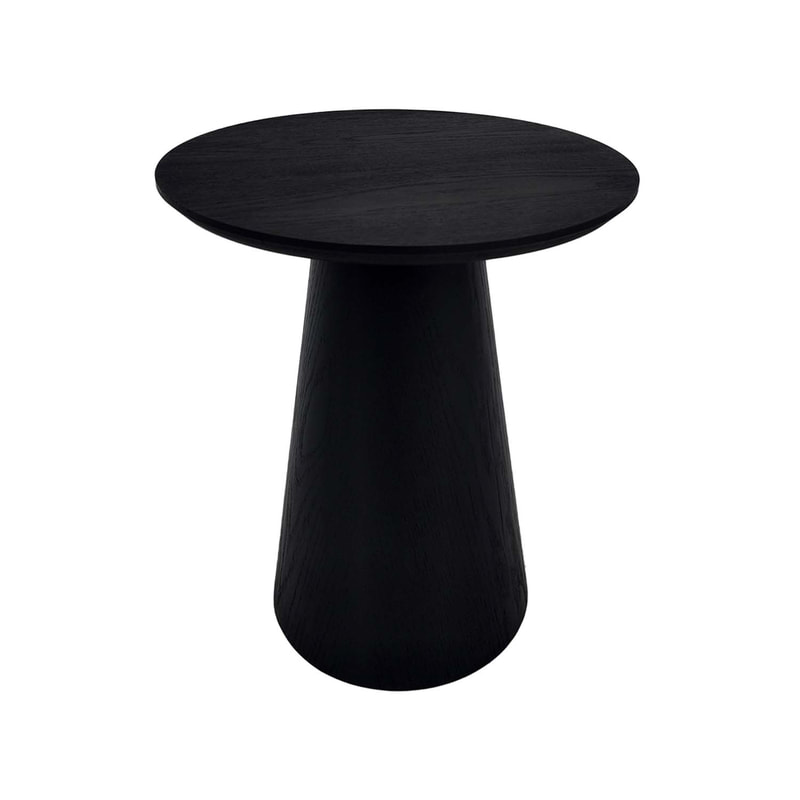 F-CT184-BL Kento side table in black wood
