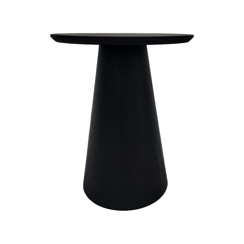 F-CT184-BL Kento side table in black wood