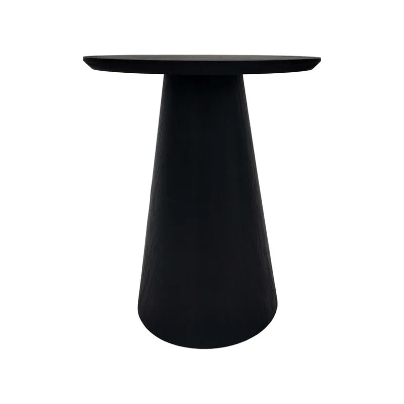 F-CT184-BL Kento side table in black wood