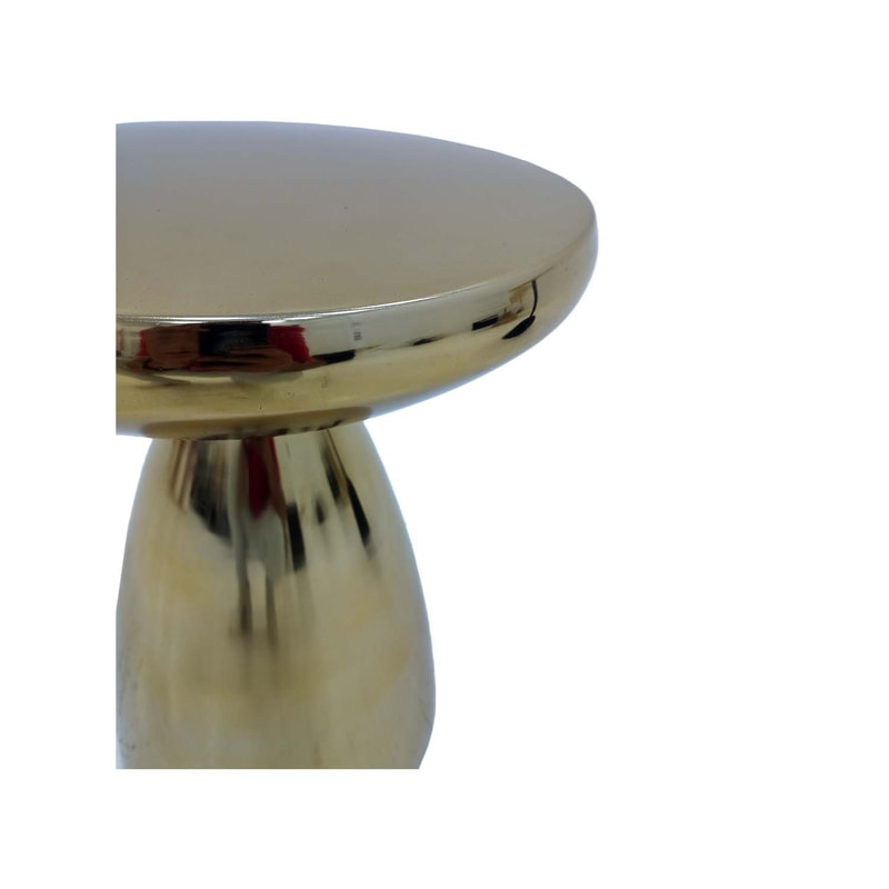 F-CS185-CG Lorin side table in brushed gold