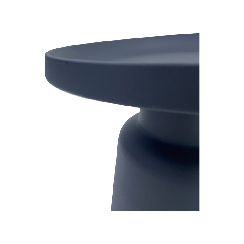 F-CS188-BL Dune round side table in black