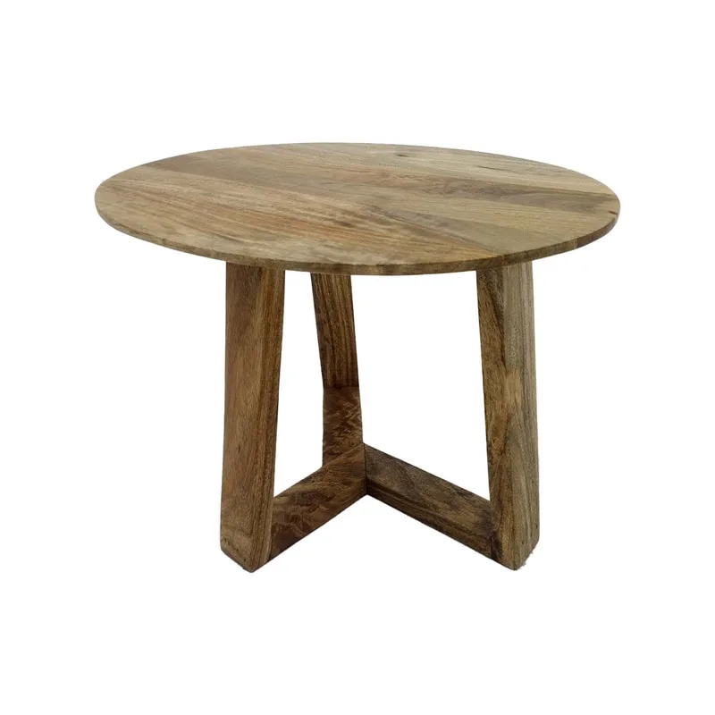 F-CS191-NW Brooke side table in natural wood finish  