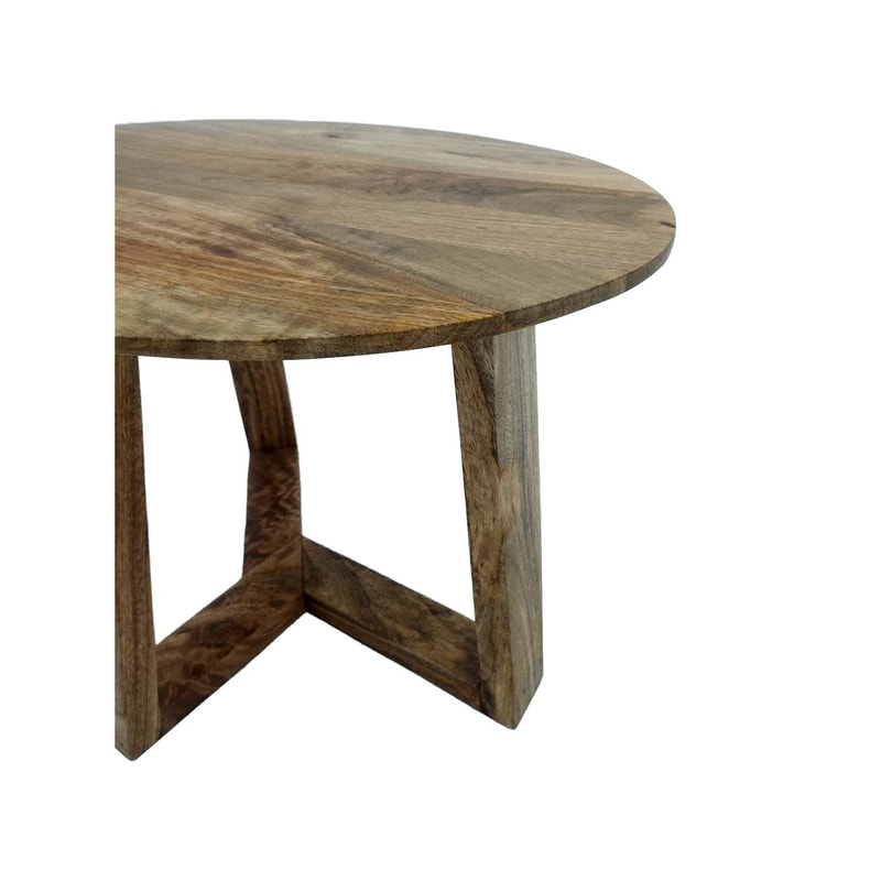 F-CS191-NW Brooke side table in natural wood finish  