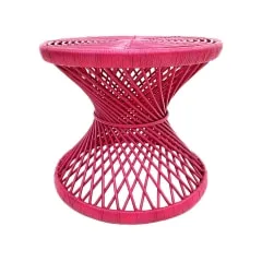 Peacock Side Table - Hot Pink  F-CS204-HP
