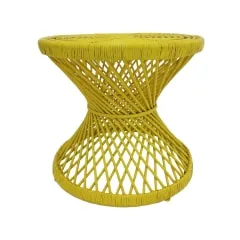 Peacock Side Table - Yellow  F-CS204-YL
