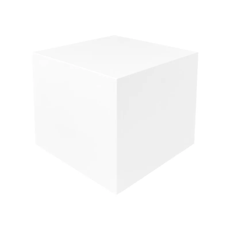 F-CS222-WH Daphne square side table in white