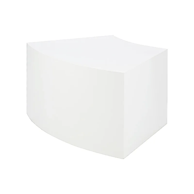 F-CT109-WH Houma curved coffee table in white