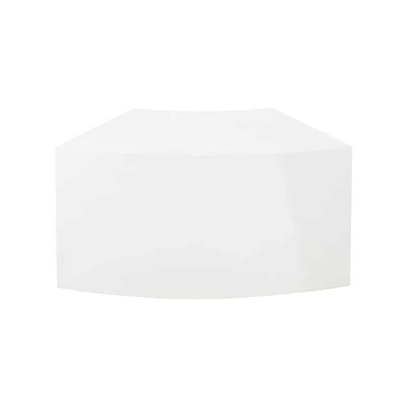 F-CT109-WH Houma curved coffee table in white